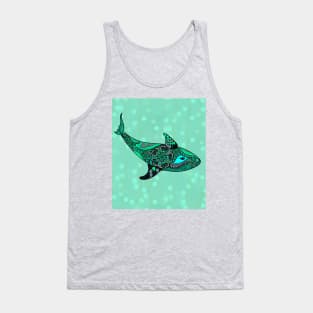 Love Whale in Ocean Tank Top